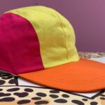 1980S-90S COLOR-BLOCK BICYCLE HAT MADE IN HONG KONG
