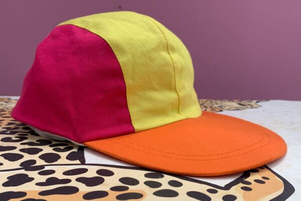 product details: 1980S-90S COLOR-BLOCK BICYCLE HAT MADE IN HONG KONG photo