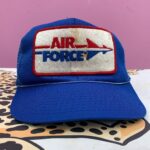 AIR FORCE TRUCKER HAT W/ PATCH FROM LATE AS-IS