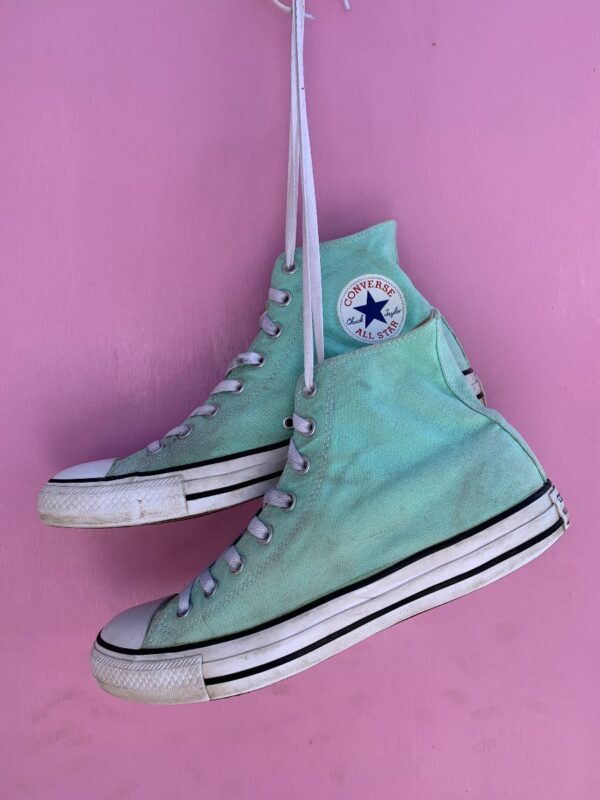 product details: SEA FOAM GREEN CHUCK TAYLOR CONVERSE SNEAKERS photo