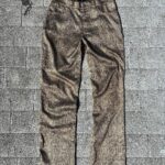 1990S SILKY SNAKE PRINT TROUSERS PANTS