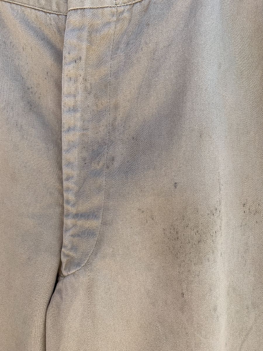 As-is Khaki Army Uniform Pants Wide Leg | Boardwalk Vintage