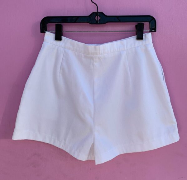 product details: RETRO PLEATED, HEMMED & ALTERED TENNIS SHORTS photo