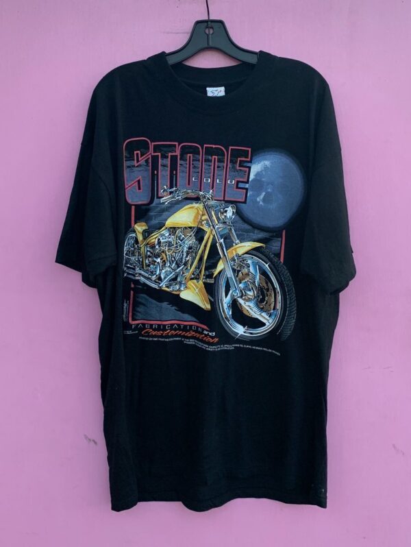 product details: DEADSTOCK STONE COLD FABRICATION & CUSTOMIZATION MOTORCYCLE GRAPHIC TSHIRT photo
