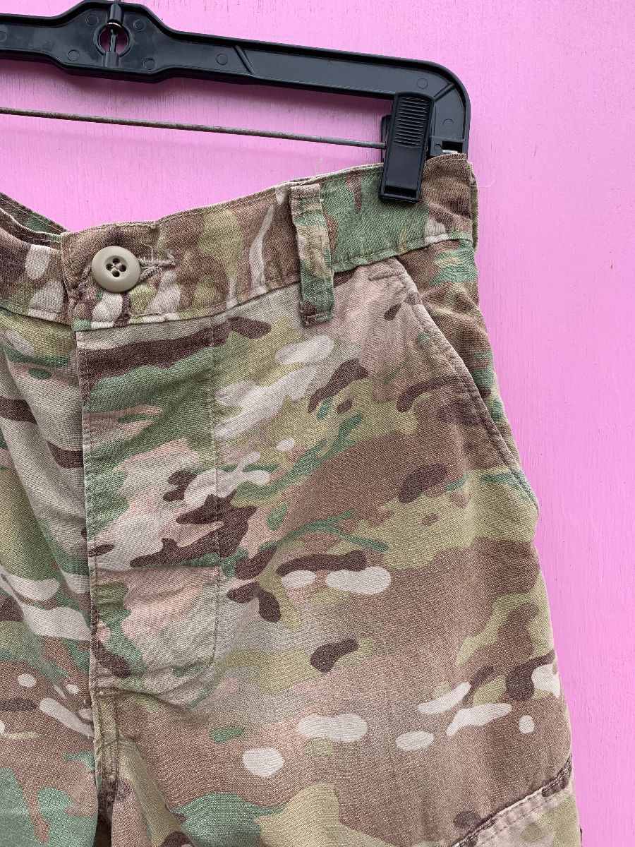 Early 2000s Military Cut Off Shorts W/ Forest Camo Print | Boardwalk ...