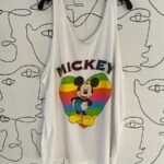 1990S OVERSIZED MICKEY MOUSE RAINBOW HEART GRAPHIC TANK TOP