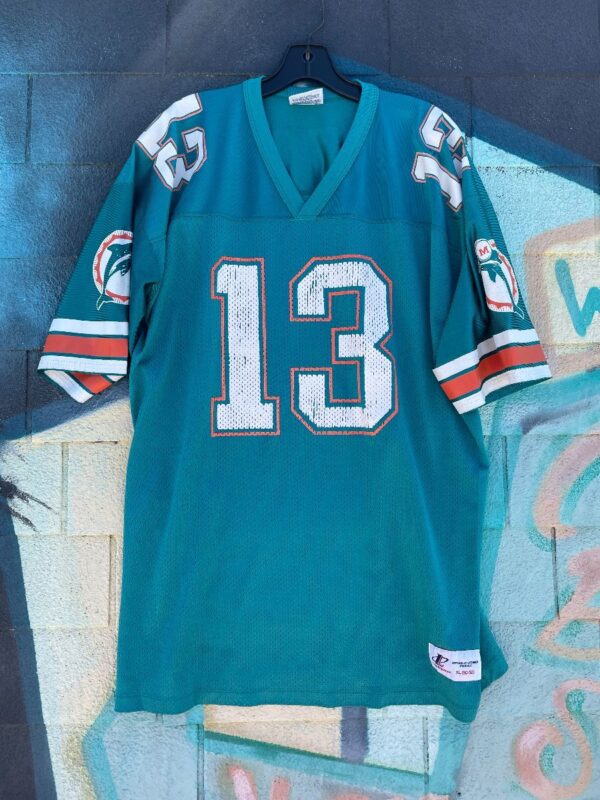 product details: 1990S NFL MIAMI DOLPHINS FOOTBALL JERSEY #13 MARINO photo