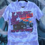 AWESOME TIE DYED NEON RALLY CAR FOREST HILL 1998 30TH ANNIVERSARY