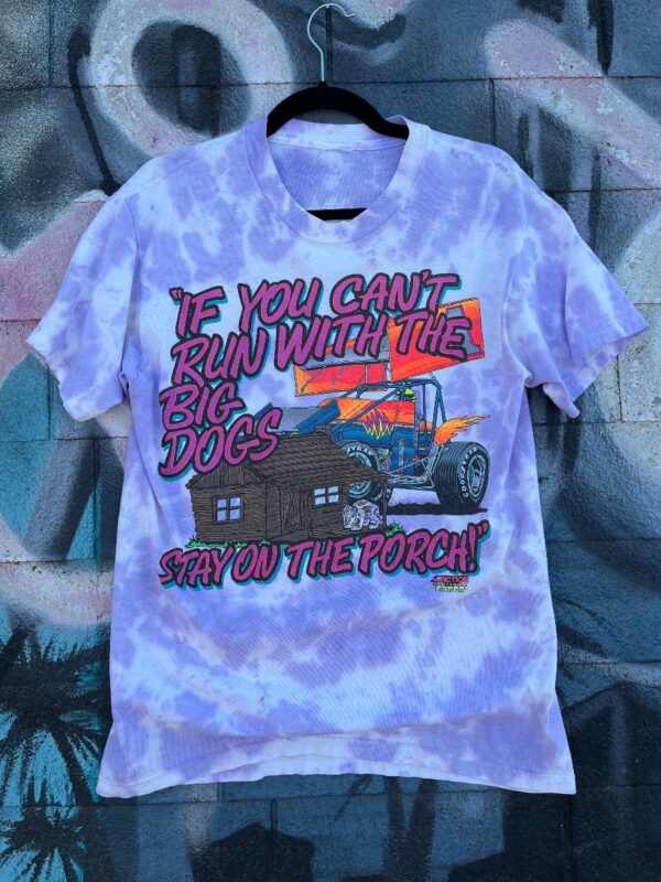 product details: AWESOME TIE DYED NEON RALLY CAR FOREST HILL 1998 30TH ANNIVERSARY photo