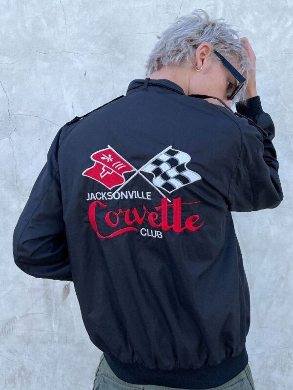 product details: JACKSONVILLE CORVETTE CLUB EMBROIDERED MEMBERS ONLY STYLE JACKET photo