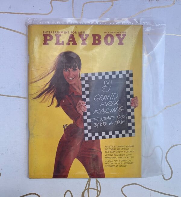 product details: PLAYBOY MAGAZINE | MAY 1967 | GRAND PRIX RACING photo