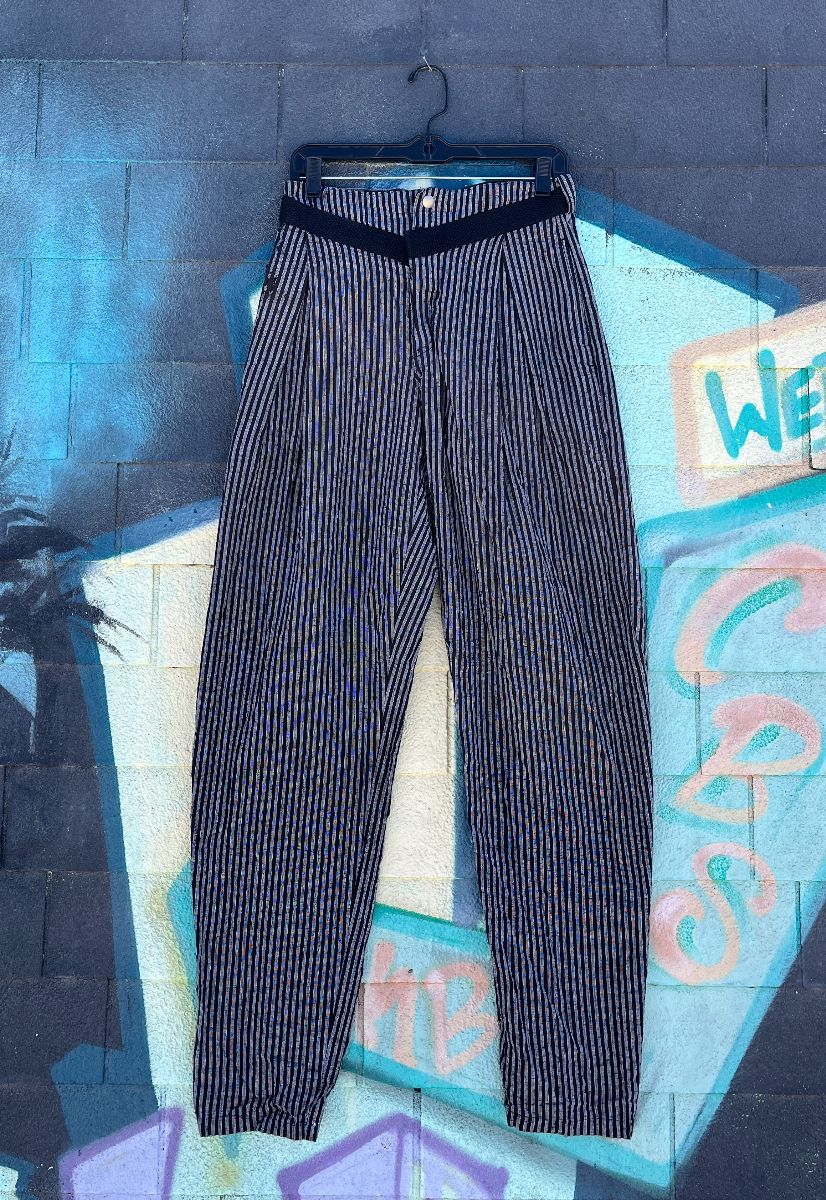 Vintage Muscle Up 80's Pants: 80s -Muscle Up- Mens well worn black