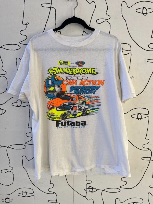 product details: AS-IS RC THUNDER DROME RACING NEN GRAPHIC SINGLE STITCH T-SHIRT photo