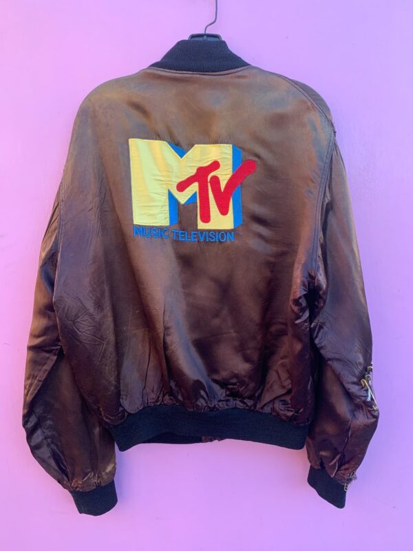 product details: AMAZINGLY FADED FRANKENSTEINED MTV BUTTON UP JACKET AS-IS photo