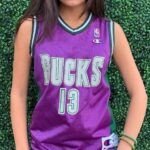 NBA MILWAUKEE BUCKS BASKETBALL JERSEY #13 ROBINSON  AS-IS