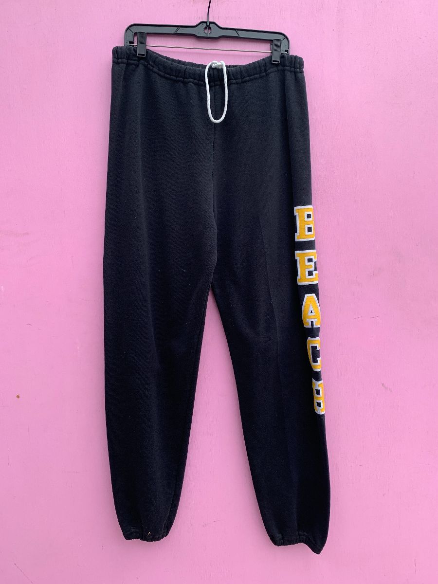 1980s Beach Stitched Lettering Sweatpants