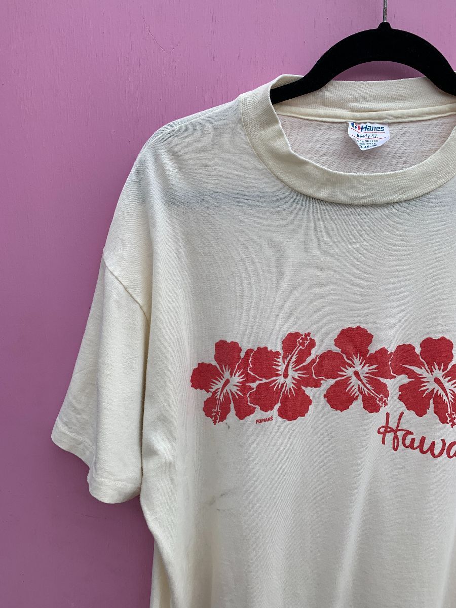 Flower T-shirt  Floral Hawaiian Island Hibiscus Design-CL – Colamaga
