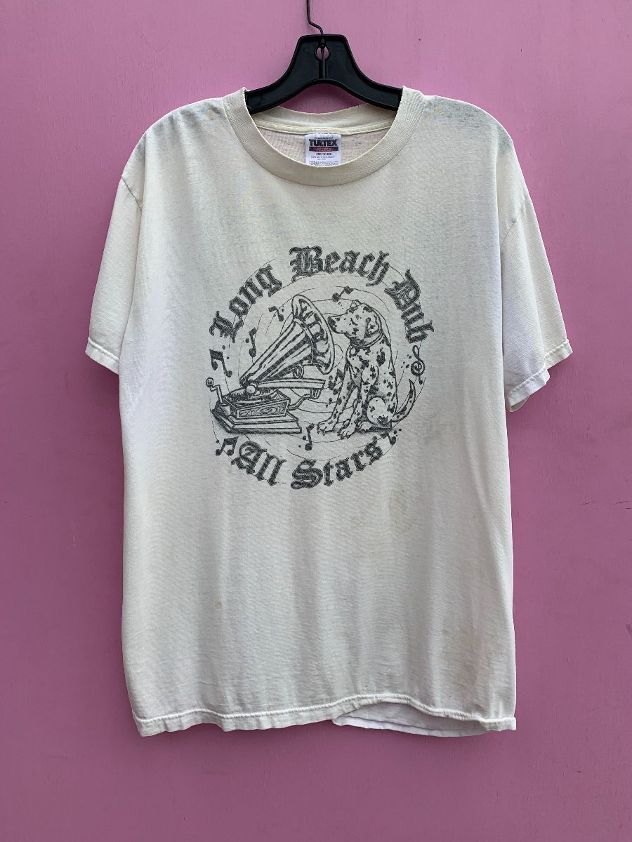 Thrashed Long Beach Dub All Stars Band T-shirt As-is | Boardwalk Vintage