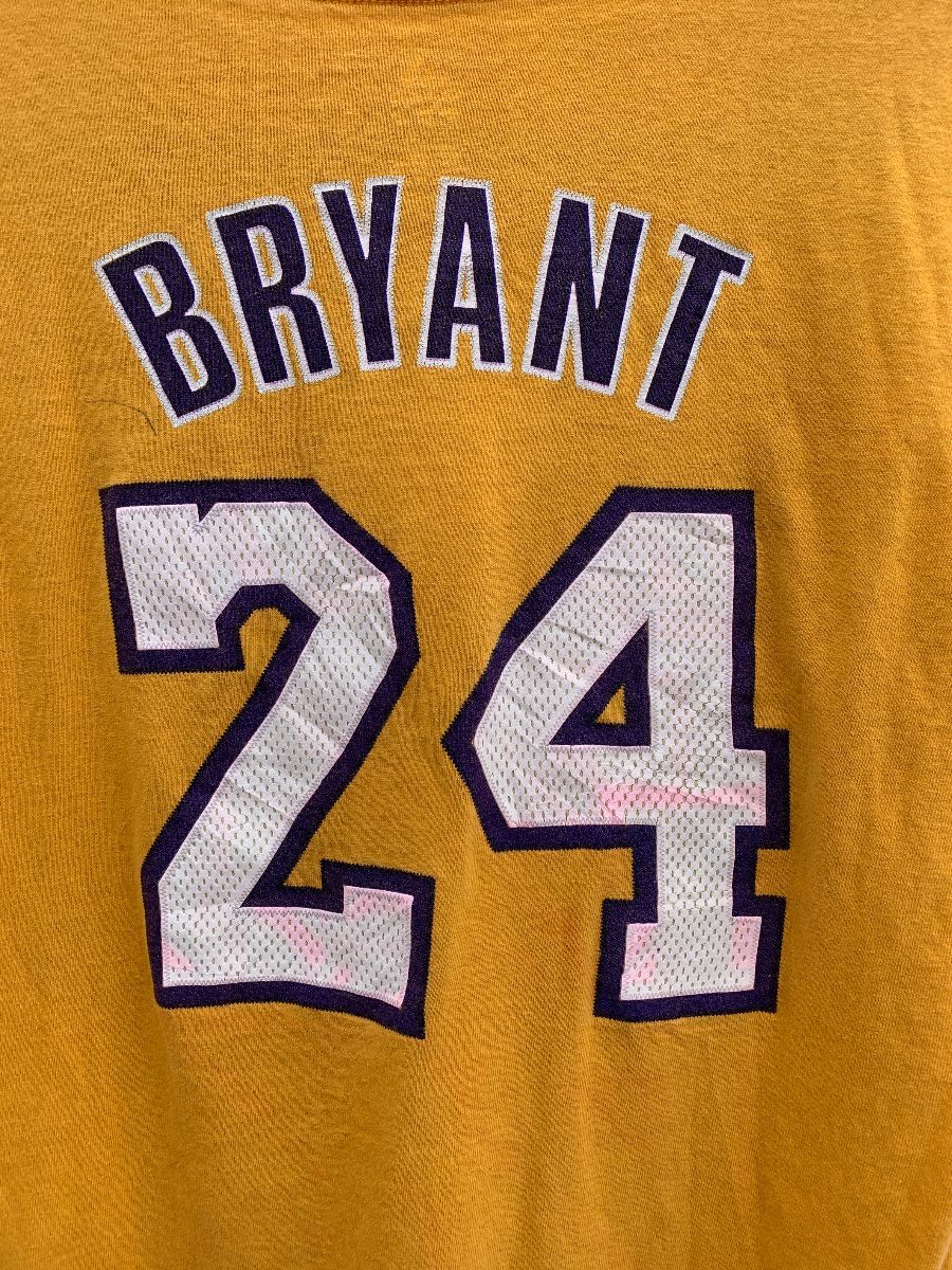 Heavily Distressed Kobe Bryant #24 Jersey Graphic T-shirt As-is
