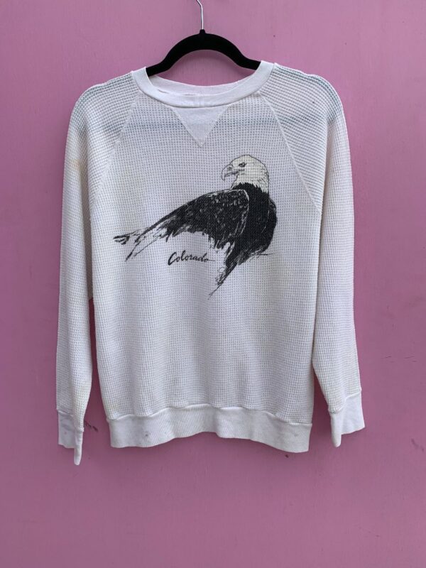 product details: COLORADO BALD EAGLE GRAPHIC THERMAL PULLOVER SWEATSHIRT photo