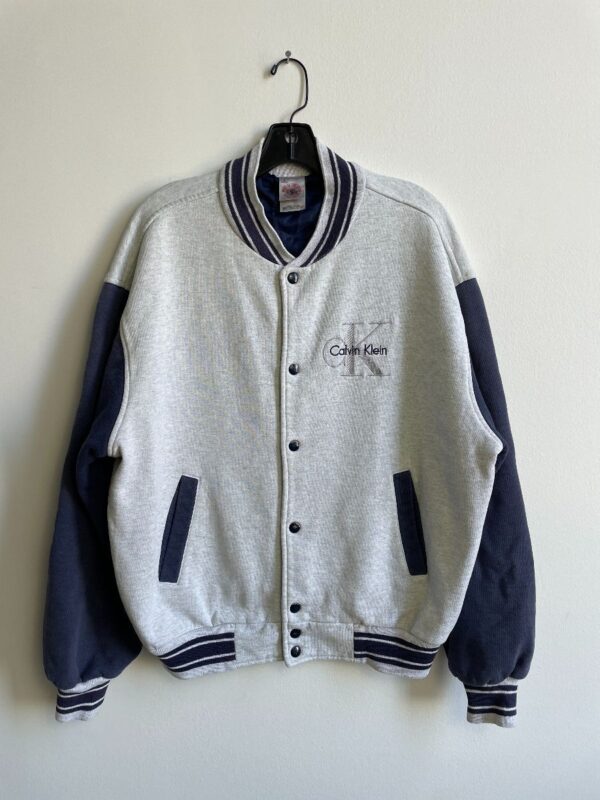 product details: CLASSIC SNAP BUTTON COTTON BASEBALL STYLE JACKET photo