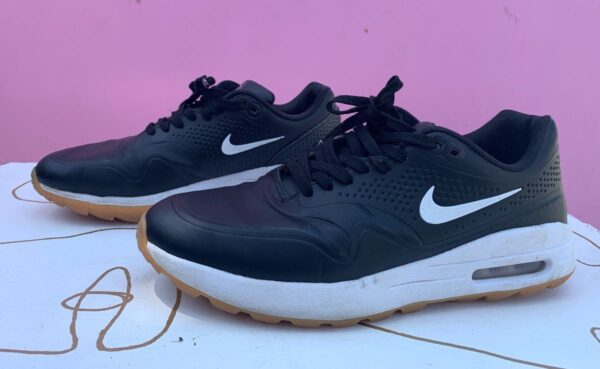 product details: NIKE AIR MAX 1 G BLACK/GUM LIGHT BROWN AS-IS photo
