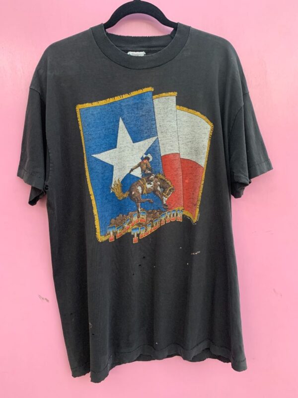 product details: AS-IS 1990S OVERSIZED BOXY TEXAS TRADITION SINGLE STITCHED TSHIRT photo