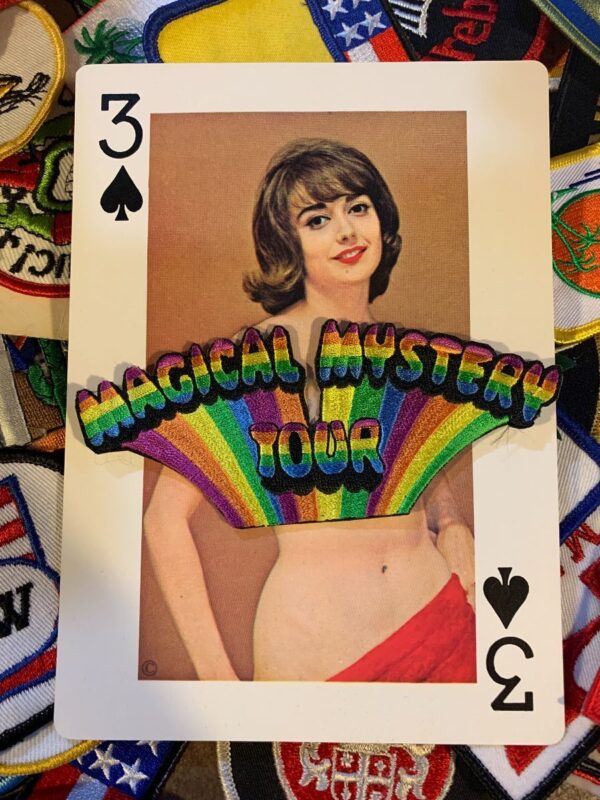 product details: NEW PATCH - MAGICAL MYSTERY TOUR RAINBOW EMBROIDERED PATCH photo