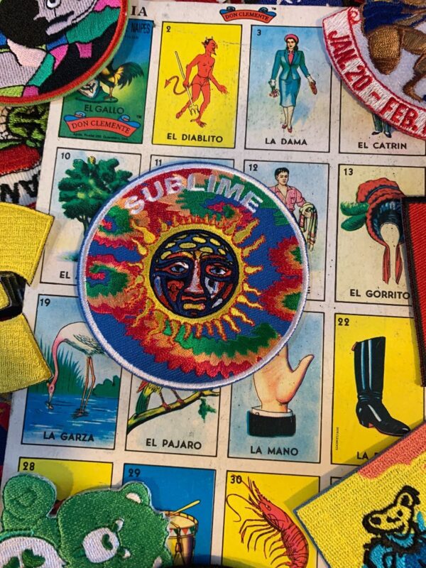 product details: NEW PATCH - SUBLIME ROUND SUN EMBROIDERED PATCH photo