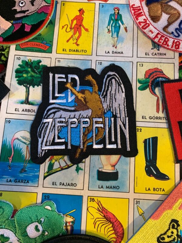 product details: LED ZEPPELIN ANGEL BLUE AND BLACK PATCH photo