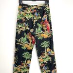AMAZING ALLOVER ASIAN COUNTRY SIDE PRINTED CROPPED TROUSERS