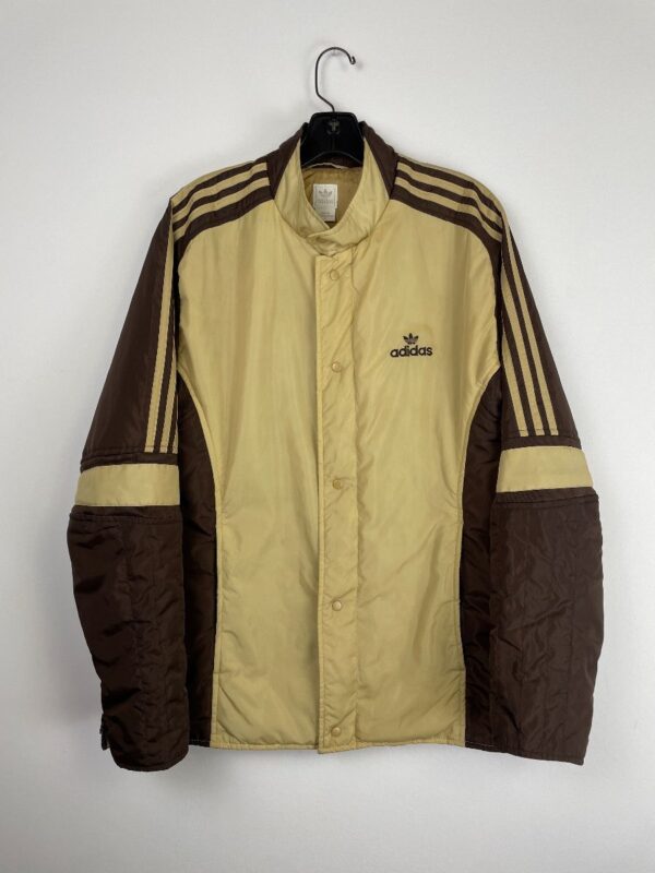 product details: KILLER! 1970S-80S ADIDAS COLORBLOCK PUFFER JACKET SIDE STRIPES photo