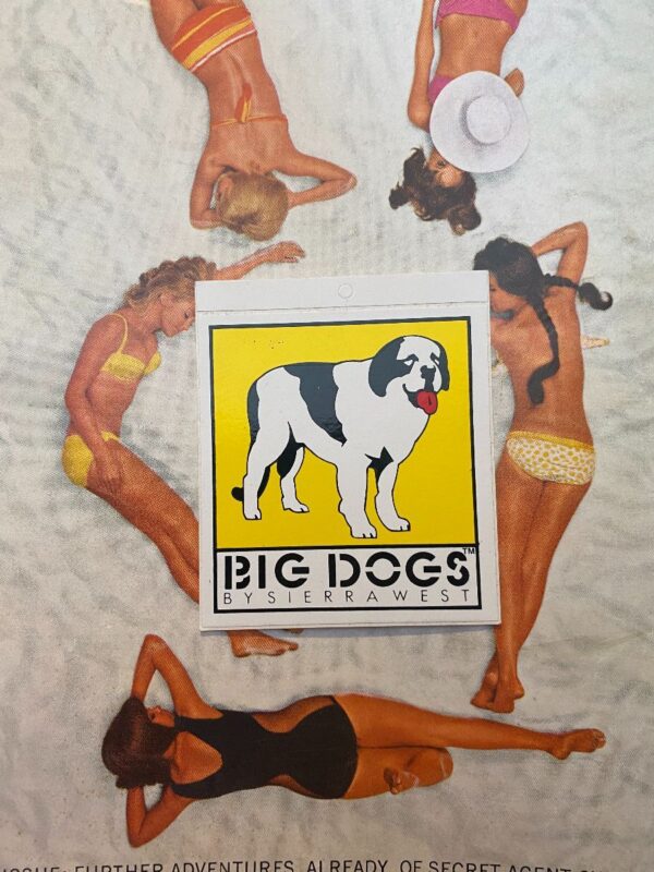product details: BIG DOGS ST. BERNARD STICKER photo