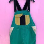 RAD 1990S COLORBLOCK COTTON OVERALLS AS-IS