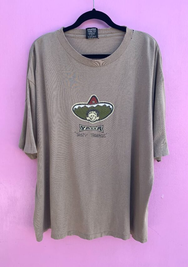product details: 1990S YAGA TASTY THREADS SINGLE STITCH SOMBRERO GRAPHIC T-SHIRT AS-IS photo
