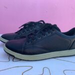 BASIC LEATHER SNEAKERS AS IS