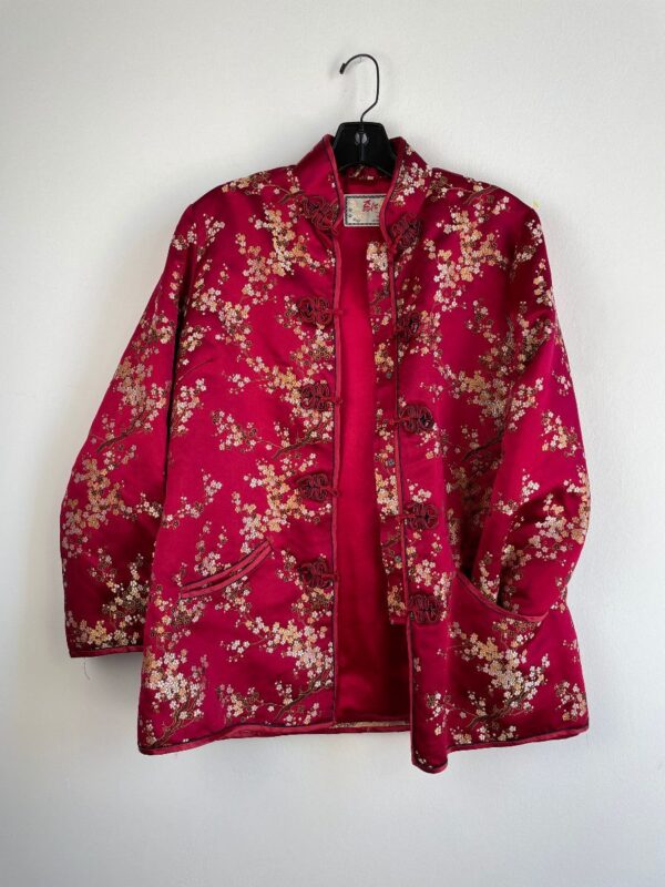 product details: CLASSIC 1960S CHINESE BROCADE JACKET CHERRY BLOSSOM photo
