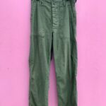 1960S VIETNAM ERA MILITARY CARGO PANTS 100% COTTON SMALL SIZE AS-IS