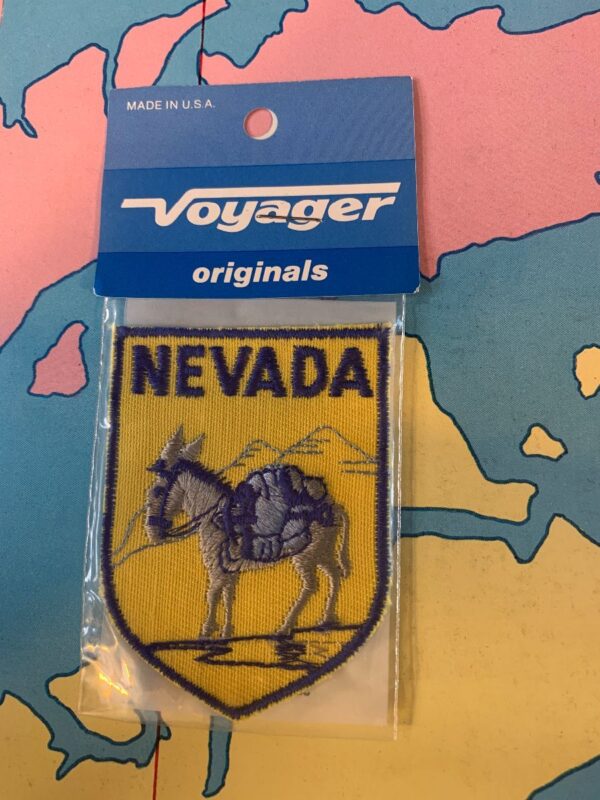 product details: NEVADA PATCH W/ DONKEY IN DESERT photo