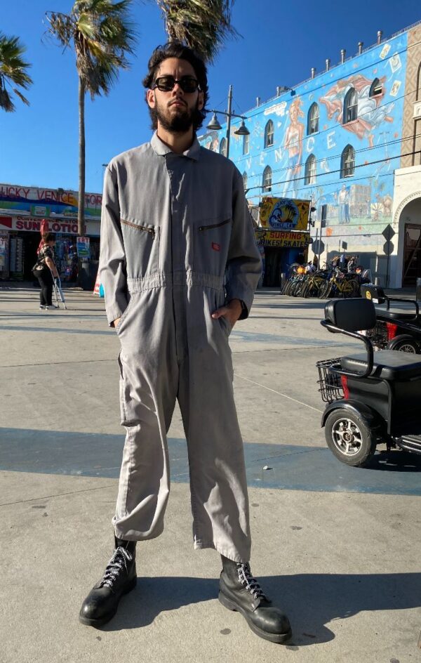 product details: RETRO MECHANICS DICKIES JUMPSUIT COVERALLS  AS-IS photo