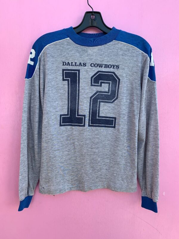 product details: AS-IS DALLAS COWBOYS #12 SINGLE STITCH LONG SLEEVE SHIRT AS-IS photo