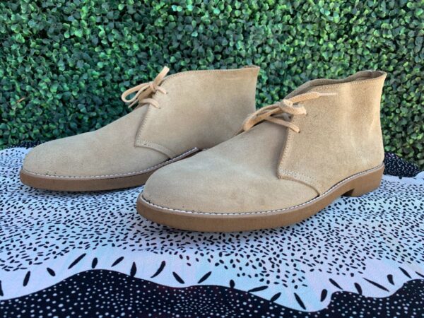 product details: CLASSIC SUEDE LACEUP CHUKKA SHOES MADE IN USA photo