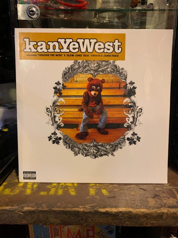 product details: BW VINYL  KANYE WEST - COLLEGE DROPOUT WHITE COVER photo