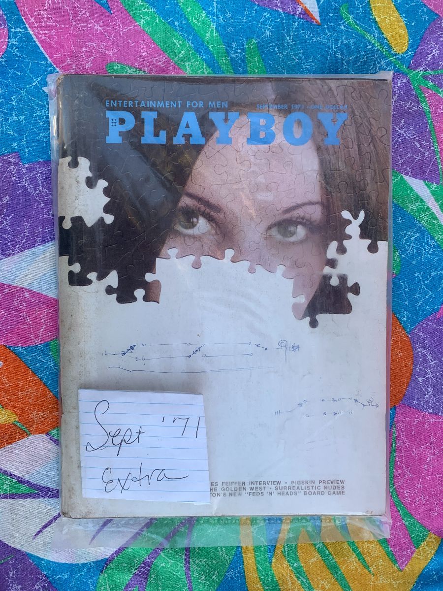 product details: PLAYBOY MAGAZINE | SEPTEMBER 1971 | CAMPUS POLL AS-IS photo