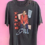 DISTRESSED FADED VINCE GILL SINGLE STITCH T-SHIRT