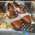 2 TONED WOVEN OXFORD LACE UP LEATHER DRESS SHOES