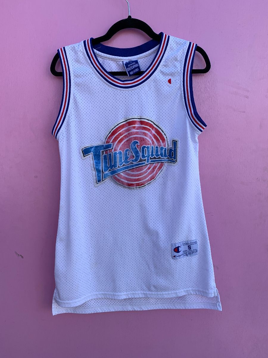 product details: FADED SPACE JAMS TUNE SQUAD #10 LOLA BASKETBALL JERSEY photo