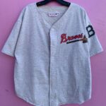 COOPERSTOWN COLLECTION MLB ATLANTA BRAVES BASEBALL JERSEY