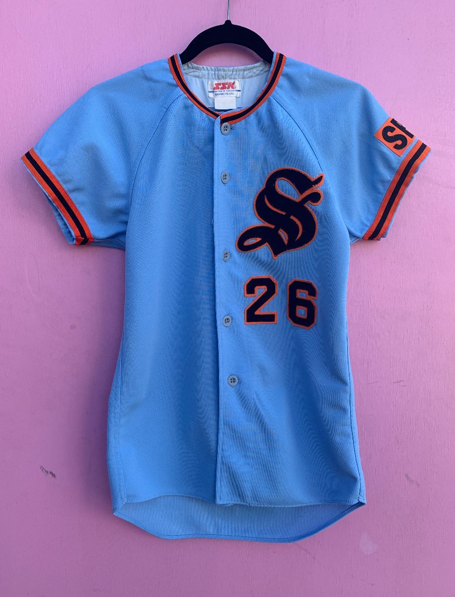 product details: S 26 JAPANESE BUTTON UP BASEBALL JERSEY photo