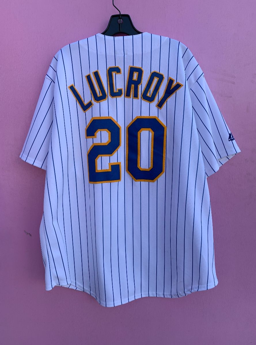 lucroy brewers jersey